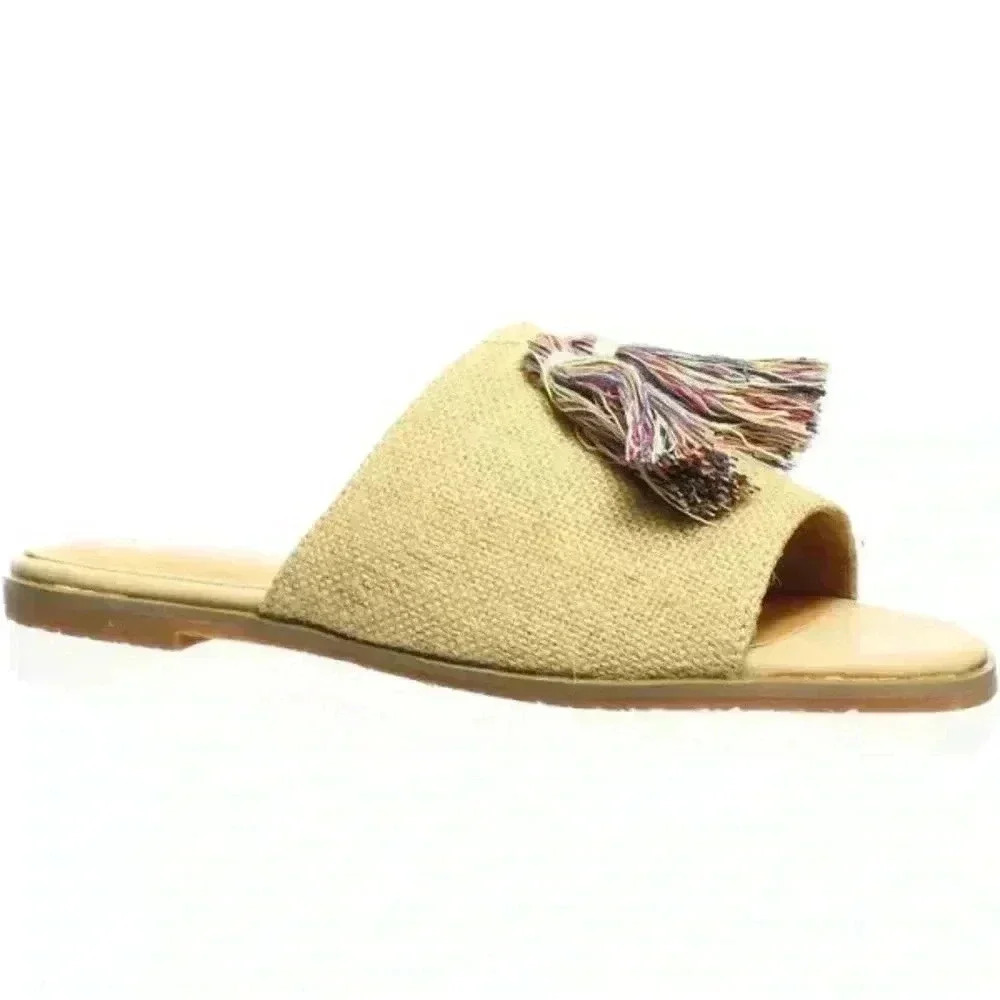 BC Natural Burlap Vegan Sandals